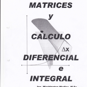 Matrices y Cálculo Diferencial - Washington Medina - 1ed